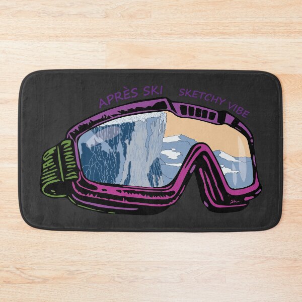 Item preview, Après Ski: Sketchy Vibe – Hand-Drawn Mountain Reflection Goggles designed and sold by SKETCHYANDGRAPHIC.