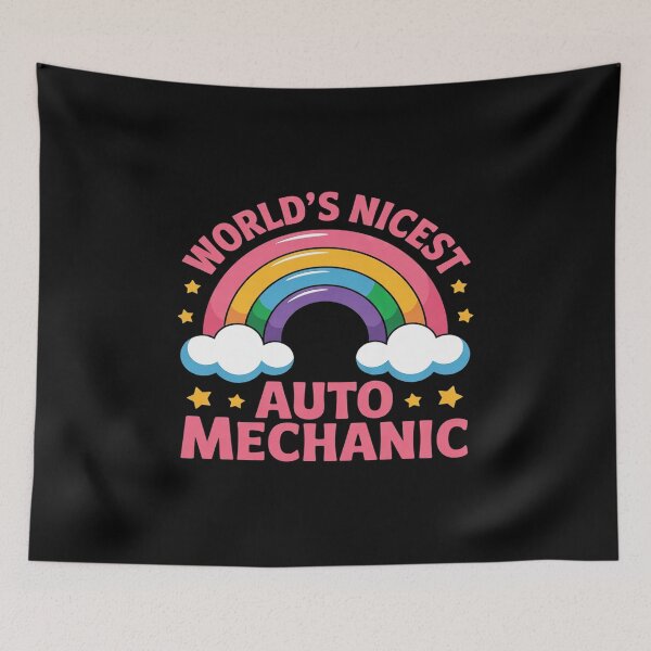 Item preview, Rainbow Funny World's Nicest Auto Mechanic  designed and sold by VerseFarm.