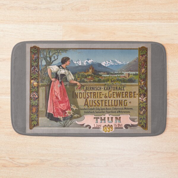 Item preview, Thun, Switzerland Advertising Poster (1899) designed and sold by 19th Century in Color.