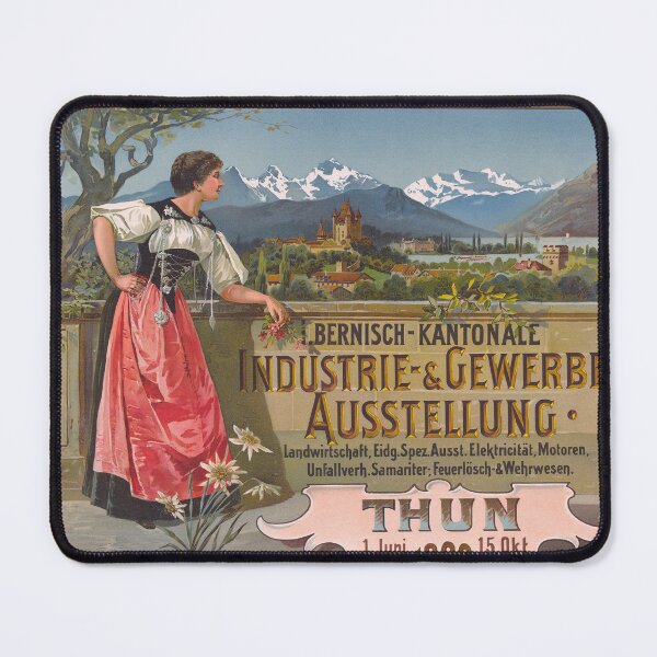 Item preview, Thun, Switzerland Advertising Poster (1899) designed and sold by 19th Century in Color.