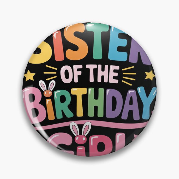 Item preview, Sister Of The Birthday Girl Family Pig Party Decorations  designed and sold by KotexTemu.