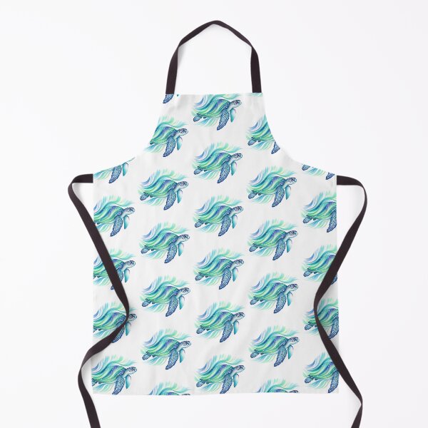 Item preview, Glowing Aurora Sea Turtle Northern Lights designed and sold by zoughlal.