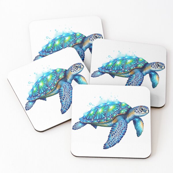 Item preview,  Bioluminescent Sea Turtle Underwater Glow designed and sold by zoughlal.