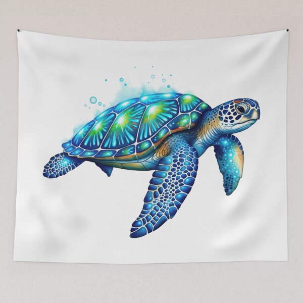 Item preview,  Bioluminescent Sea Turtle Underwater Glow designed and sold by zoughlal.