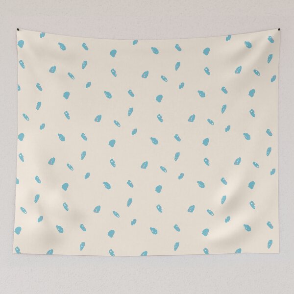 Item preview, Butterfly Wing Inspired Soft Pastel Scatter Dot- Speckle RR41 Cream Blue designed and sold by HueyDesign.