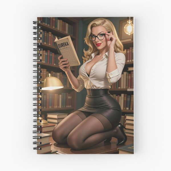 Item preview, Ilya blonde scholar eureka books library designed and sold by CathryneDelamort.