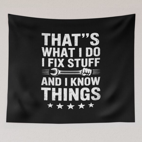 Item preview, Thats What I Do Fix Stuff Funny Mechanic Car Auto Men Women  designed and sold by VerseFarm.