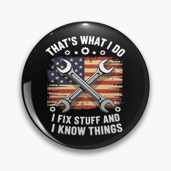 Item preview, Thats What I Do Fix Stuff USA Flag Car Mechanic Garage Men  designed and sold by VerseFarm.