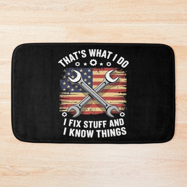 Item preview, Thats What I Do Fix Stuff USA Flag Car Mechanic Garage Men  designed and sold by VerseFarm.