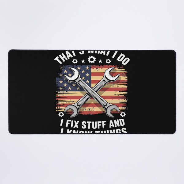 Item preview, Thats What I Do Fix Stuff USA Flag Car Mechanic Garage Men designed and sold by VerseFarm.