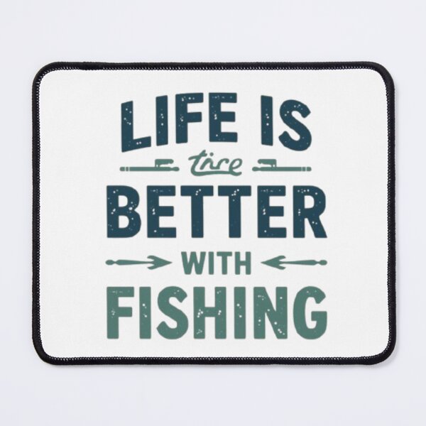 Item preview, Life Is Better With Fishing – Funny Fishing Lover T-Shirt Design designed and sold by rsuniquestyle.