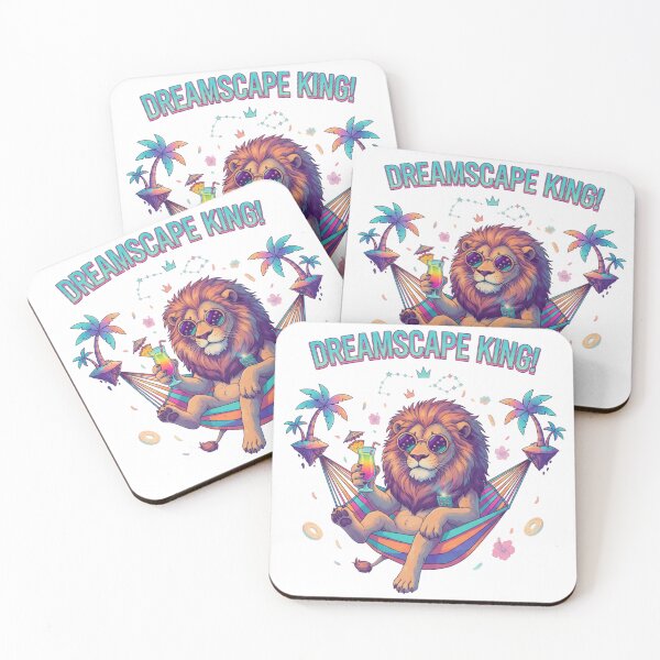 Item preview, Dreamscape King! Vaporwave Lion designed and sold by Dano-Designs.