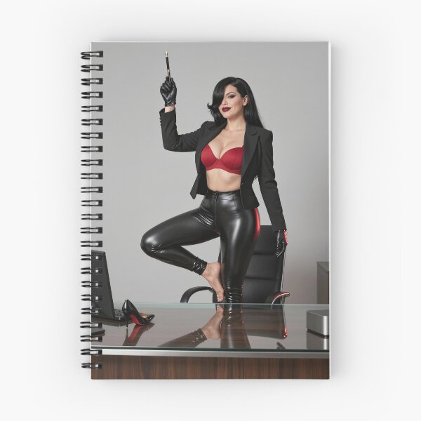Item preview, Cassandra poised in leather balance office designed and sold by CathryneDelamort.