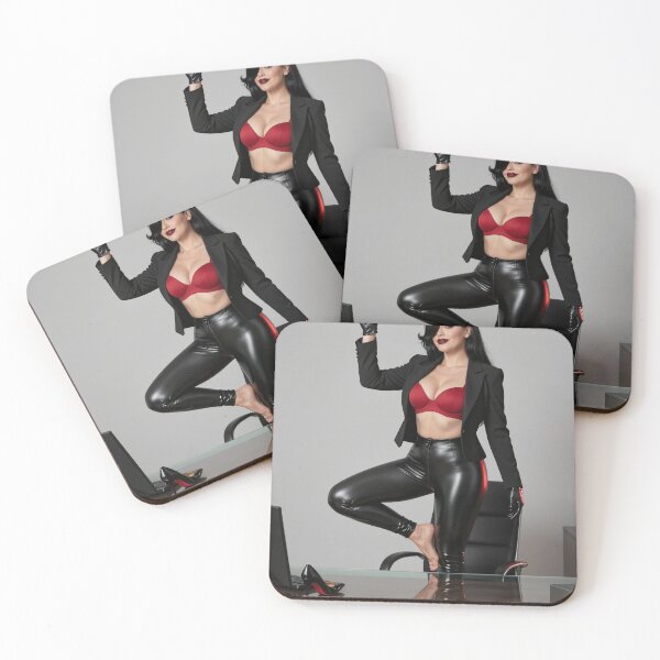 Item preview, Cassandra poised in leather balance office designed and sold by CathryneDelamort.