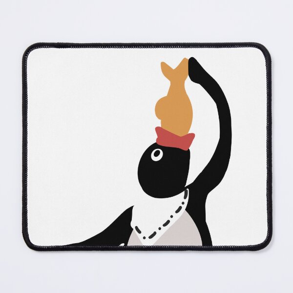 Item preview, Pingu Eating Fish designed and sold by musicinmyblood.