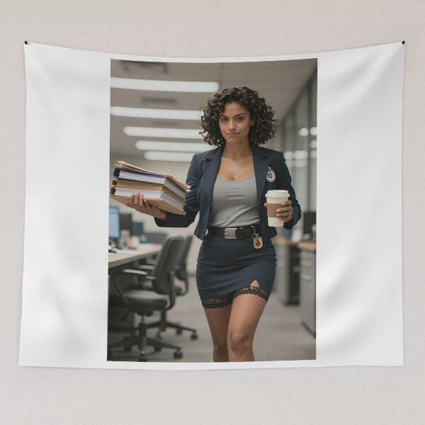 Item preview, Sarah balance files coffee office attire designed and sold by CathryneDelamort.