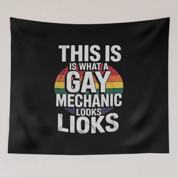 Item preview, This Is What A Gay Mechanic Looks Like LGBT Pride 1  designed and sold by VerseFarm.