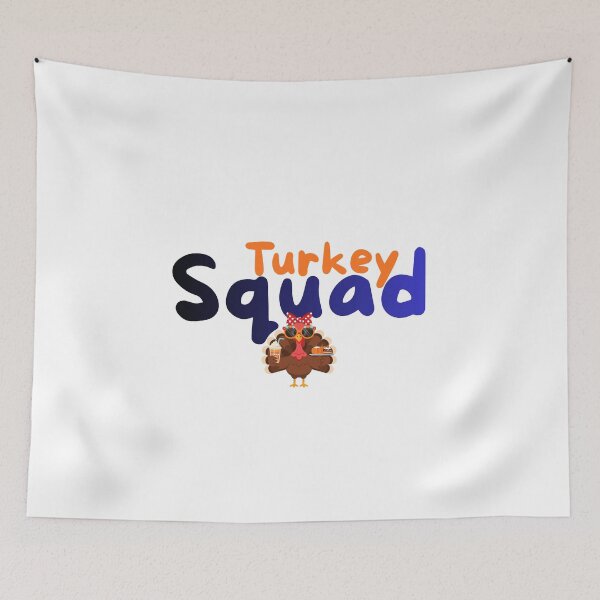 Item preview, Turkey Squad Shirt,Thanksgiving T Shirt, Fall T Shirt, Autumn T Shirt for Women, Thanksgiving Top Thankful Top Fall Fashion Women Shirt designed and sold by smilup.