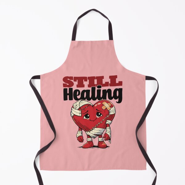 Item preview, Still Healing Cartoon Bandaged Heart designed and sold by TheJollyDoodle.
