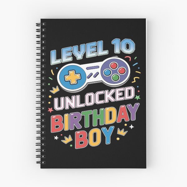 Item preview, Level 10 Unlocked Birthday Boy Video Game 10th Birthday  designed and sold by DigitaldeligArt.