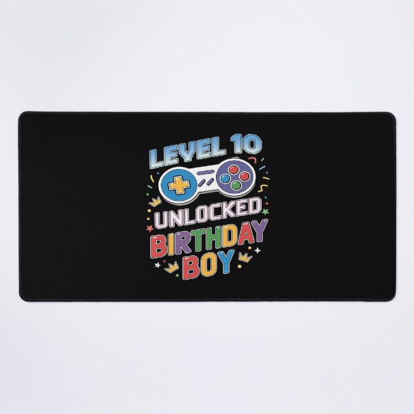 Item preview, Level 10 Unlocked Birthday Boy Video Game 10th Birthday designed and sold by DigitaldeligArt.