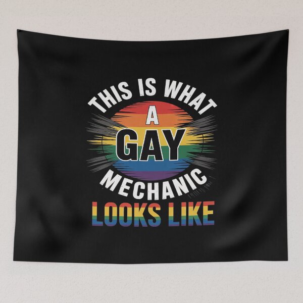 Item preview, This Is What A Gay Mechanic Looks Like LGBT Pride1  designed and sold by VerseFarm.