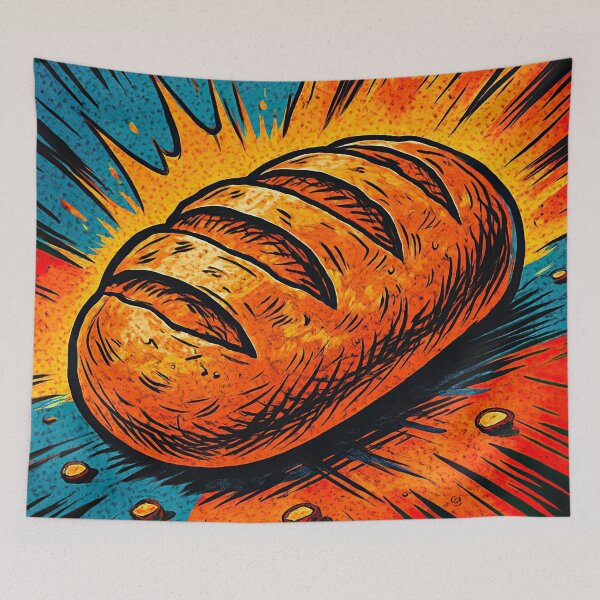 Item preview, bread | Comics stylCartoone -  designed and sold by ComicsFactory.