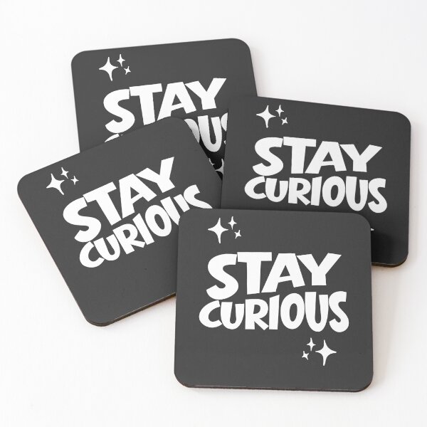 Item preview, Stay Curious Quote Typography Design for tshirts and sticker | Creative Mind Motivation Learning Growth Aesthetic designed and sold by YasirHamidDesigns .