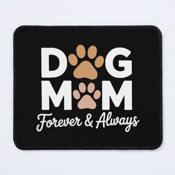 Item preview, Dog Mom Forever and Always - Chic Boho Paw Print Aesthetic designed and sold by The Real Life Symphony.