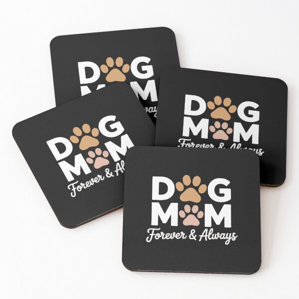 Item preview, Dog Mom Forever and Always - Chic Boho Paw Print Aesthetic designed and sold by The Real Life Symphony.