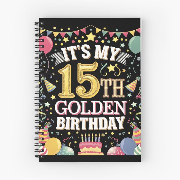 Item preview, 15th Birthday  It's My 15th Golden Birthday  designed and sold by MarkLeedsArt.