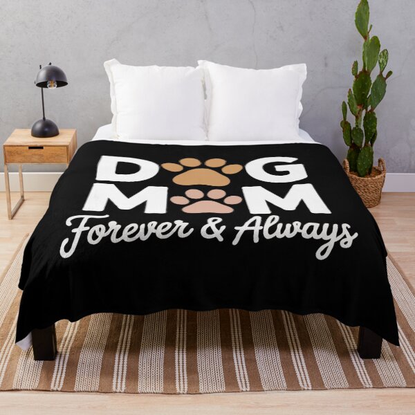 Item preview, Dog Mom Forever and Always - Chic Boho Paw Print Aesthetic designed and sold by The Real Life Symphony.