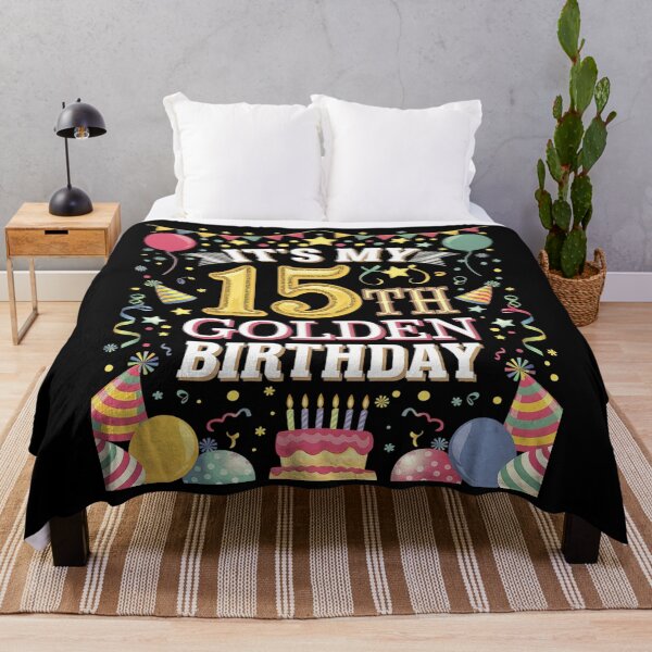 Item preview, 15th Birthday  It's My 15th Golden Birthday  designed and sold by MarkLeedsArt.