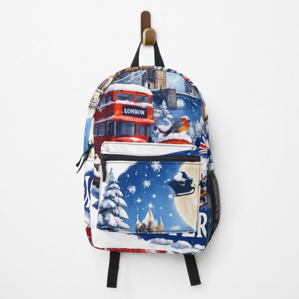 Item preview, Winter in the UK – Festive London Christmas Illustration | British Winter Scene Art designed and sold by GarnerSupplyCo.