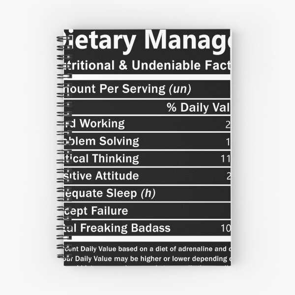 Item preview, Dietary Manager designed and sold by ginawilliams39.
