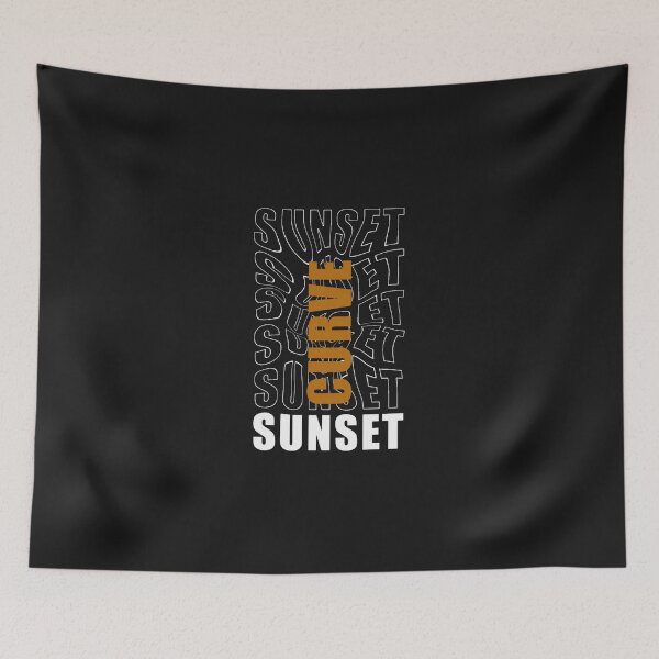 Item preview, Sunset Curve  band poster Classic designed and sold by shonscleos.