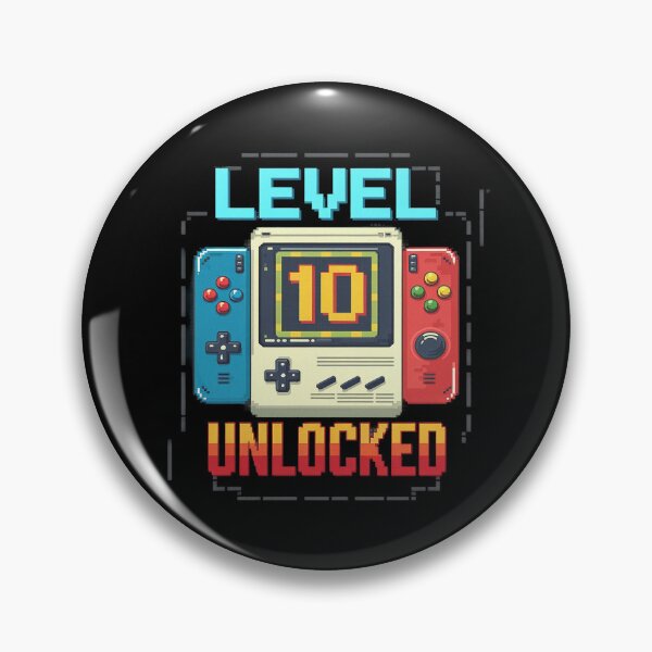 Item preview, Level 10 Unlocked Gamer 10th Birthday Video Game Boys  designed and sold by DigitaldeligArt.