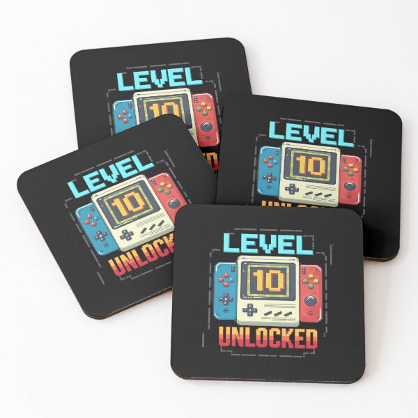 Item preview, Level 10 Unlocked Gamer 10th Birthday Video Game Boys  designed and sold by DigitaldeligArt.