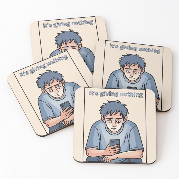 Item preview, It’s Giving Nothing Funny Burnout Social Media Meme designed and sold by lowbatterydept.