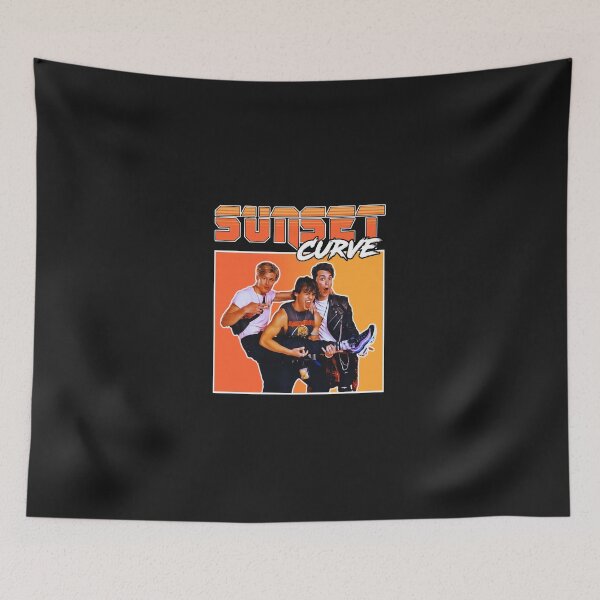 Item preview, Sunset Curve  band poster Classic designed and sold by shonscleos.