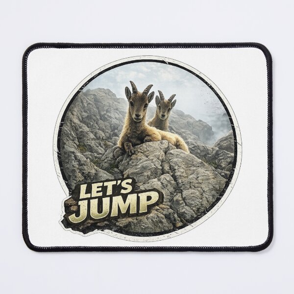 Item preview, Climb High, Jump Higher .Goat Gift designed and sold by BLAKZONE.