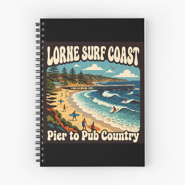 Item preview, Lorne Pier & Beach - Great Ocean Road Surf Art designed and sold by Digital Dreams Arts.