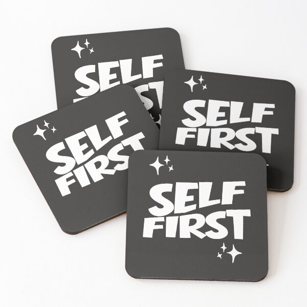 Item preview, Self First Quote Minimal Typography Design for tshirts and sticker | Self Care Boundaries Confidence Motivation designed and sold by YasirHamidDesigns .