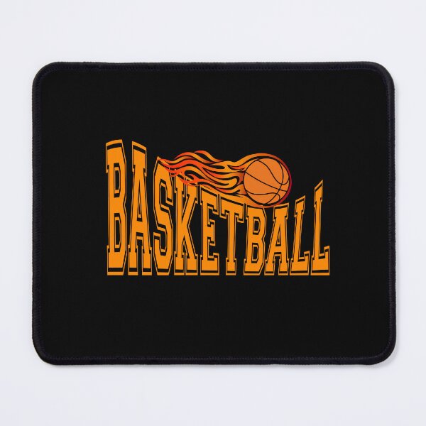 Item preview, Basketball - Flaming Ball Typography Design designed and sold by LoudVictory.