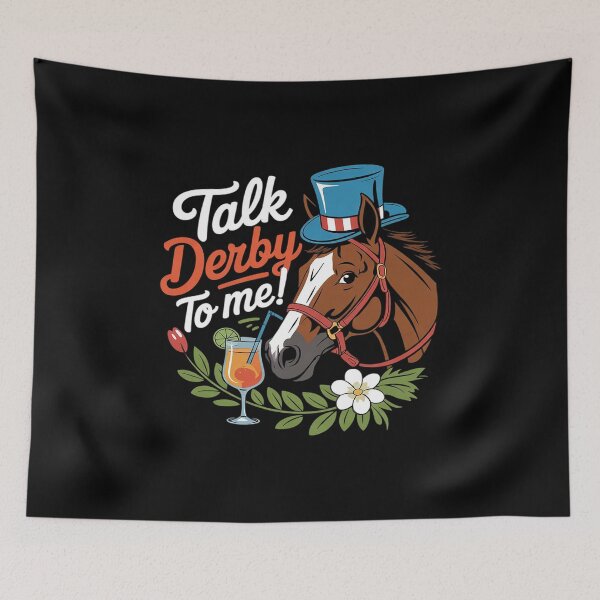 Item preview, Talk Derby to me Horse Funny mint juleps Derby Horse Racing3  designed and sold by KotexTemu.
