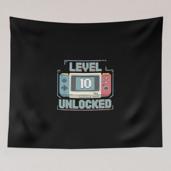 Item preview, Level 10 Unlocked Gamer 10th Birthday Video Game Boys1  designed and sold by DigitaldeligArt.