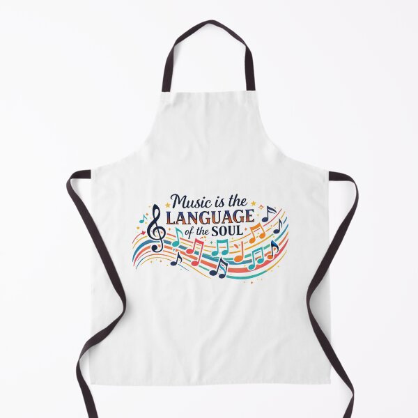 Item preview, Music is the Language of the Soul Musical Notes T-Shirt designed and sold by The Axylen Store.