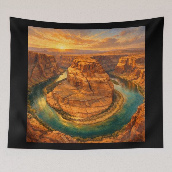 Item preview, Horseshoe Bend in Arizona designed and sold by DamioPolArt.