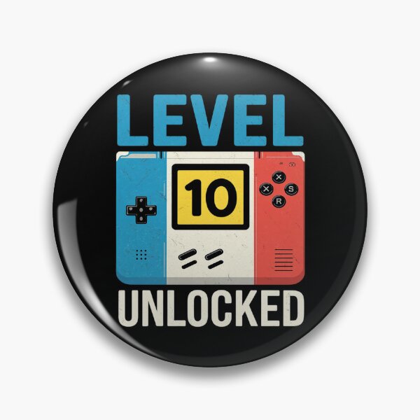 Item preview, Level 10 unlocked Gamer 10th Birthday Video Game lovers  designed and sold by DigitaldeligArt.