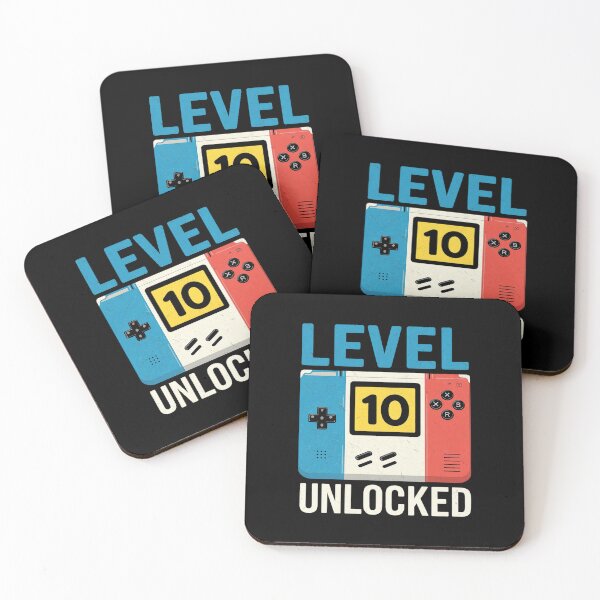 Item preview, Level 10 unlocked Gamer 10th Birthday Video Game lovers  designed and sold by DigitaldeligArt.